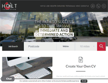 Tablet Screenshot of holtrecruitment.com